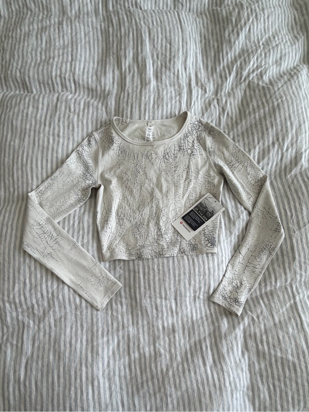 NWT Lululemon Wunder Train Cropped Top Size 2